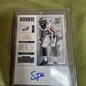 Sidney Jones Rookie Ticket Card